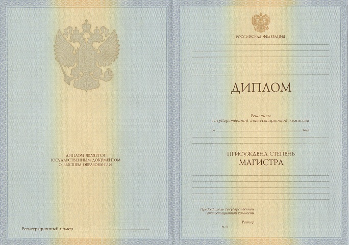 диплом Вуза (магистр)